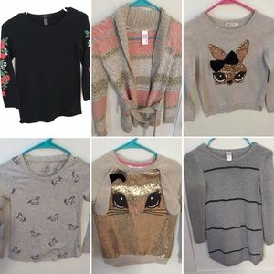 Lot of Girls size 8 tops and dresses